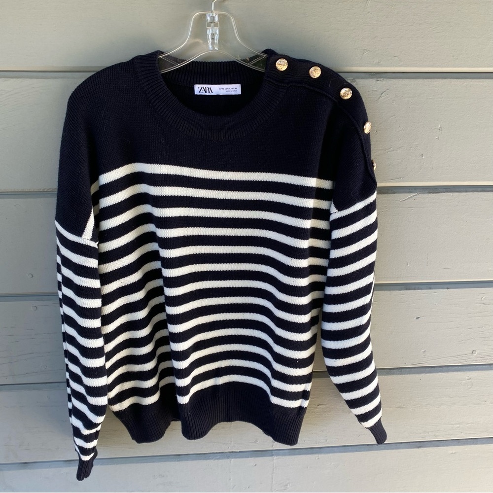 Zara nautical striped sweater